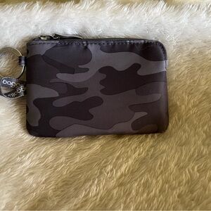 Baggallini RFID Card Case Gray Camouflage
